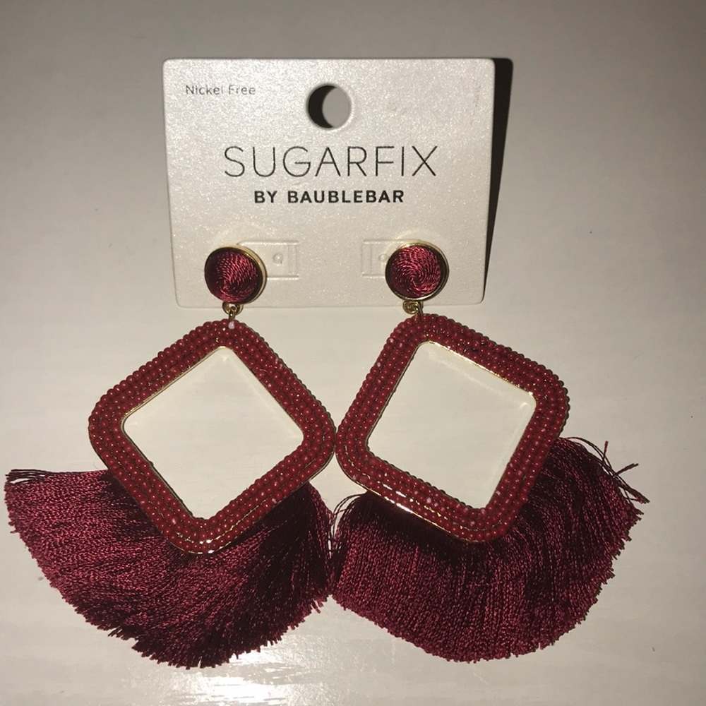 Beaded and Tassel Earrings (Sugarfix by Baublebar)